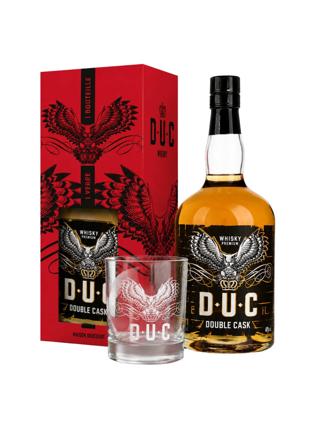 ÉTUI DUC DOUBLE CASK + VERRE